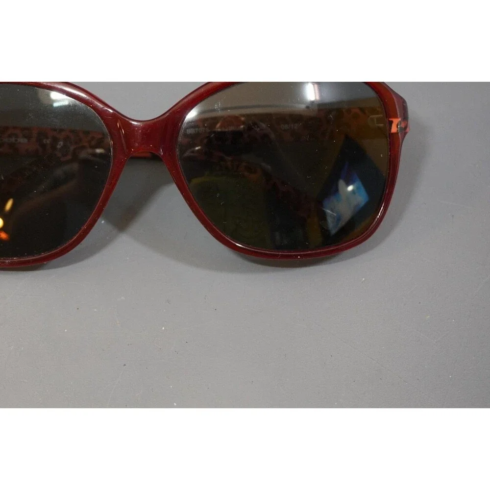 bebe Exotic BB7075 Eyeglasses Frames Only (612) Ruby 58-16-130 Used